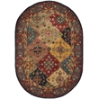 Safavieh Heritage Red Traditional Rug - Oval 7'6