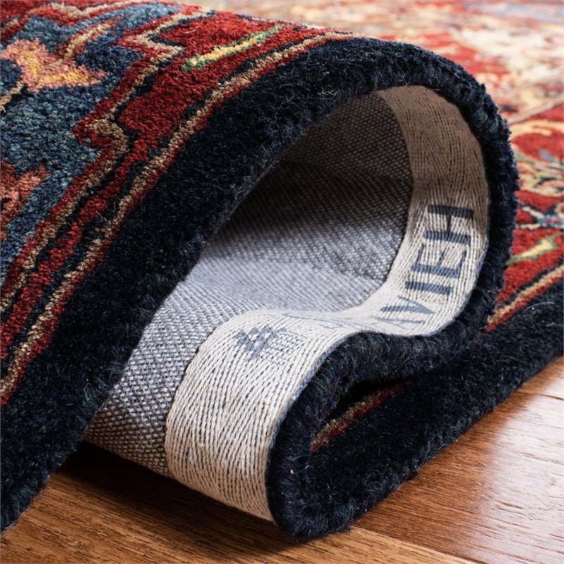 Safavieh Heritage Red Traditional Rug - Round 3'6