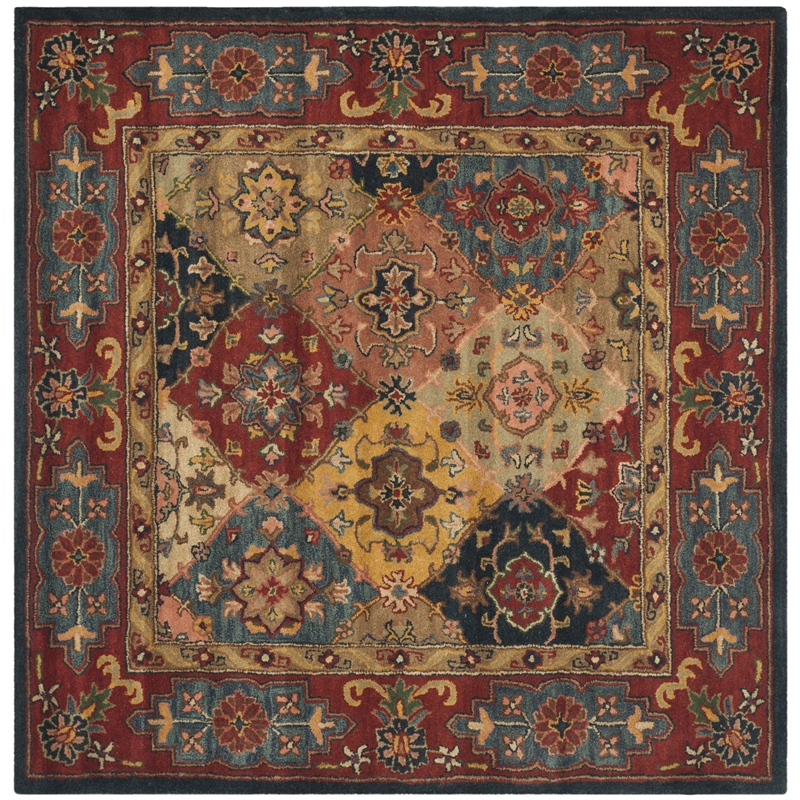 Safavieh Heritage Red Traditional Rug - Square 6'