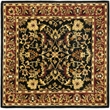 Safavieh Heritage Black Traditional Rug - Square 10'