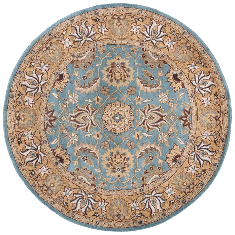 Safavieh Heritage Blue Traditional Rug - Round 10'