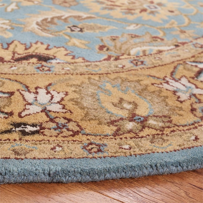 Safavieh Heritage Blue Traditional Rug - Round 10'