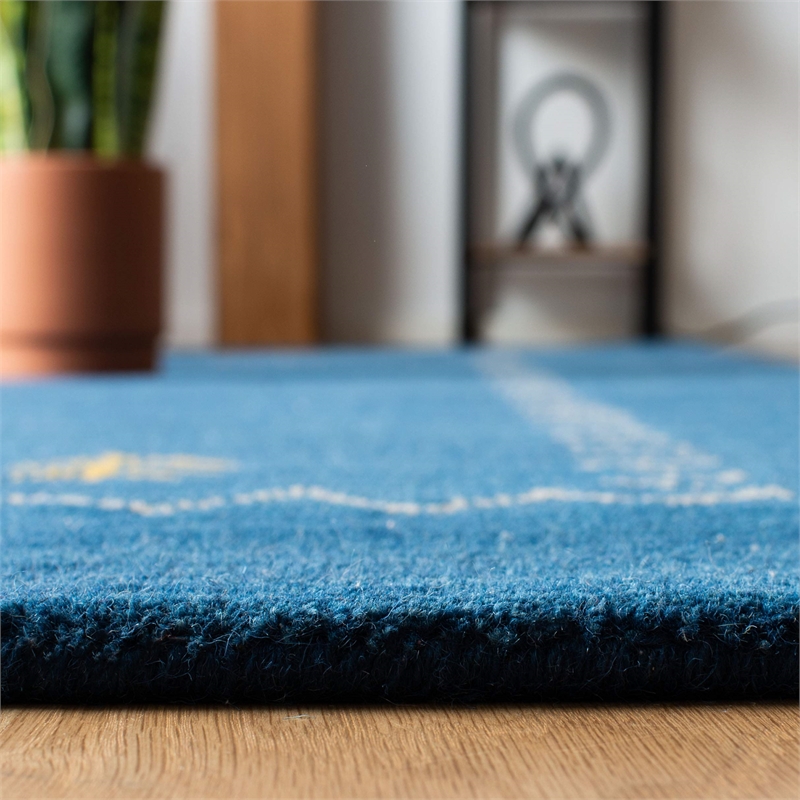 Safavieh Himalaya Blue Shag Rug - 10' x 14'