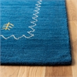 Safavieh Himalaya Blue Shag Rug - Runner 2'3