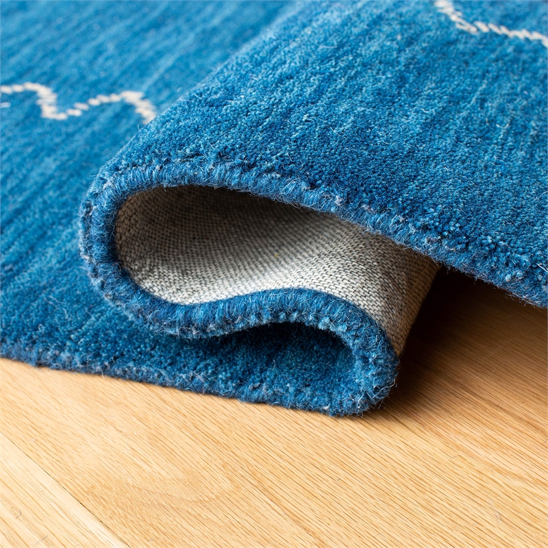 Safavieh Himalaya Blue Shag Rug - Runner 2'3