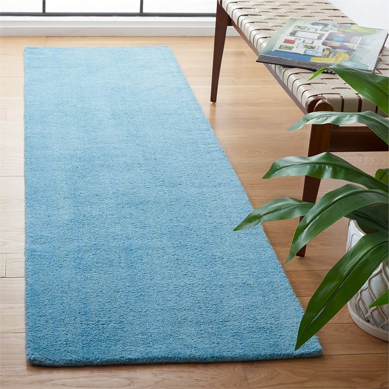 Safavieh Himalaya Turquoise Shag Rug - Runner 2'3