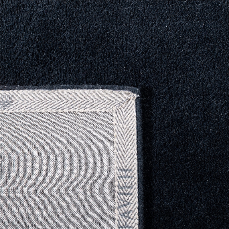 Safavieh Himalaya Black Shag Rug - Round 6'