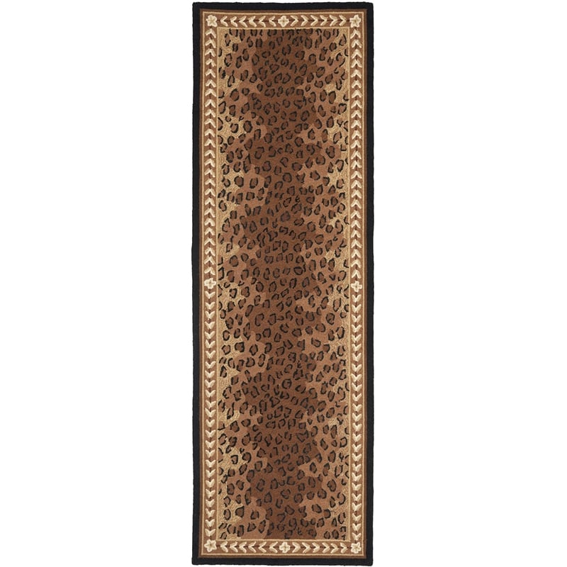 Safavieh Chelsea Black Transitional Rug - Runner 2'6