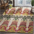 Safavieh Ikat Olive Contemporary Rug - 6' x 9'