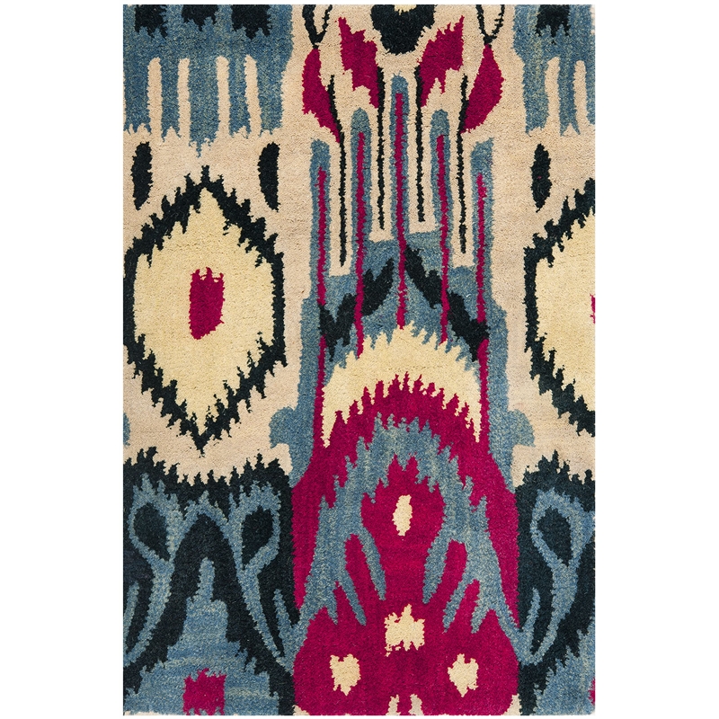 Safavieh Ikat Beige Contemporary Rug - 3' x 5'