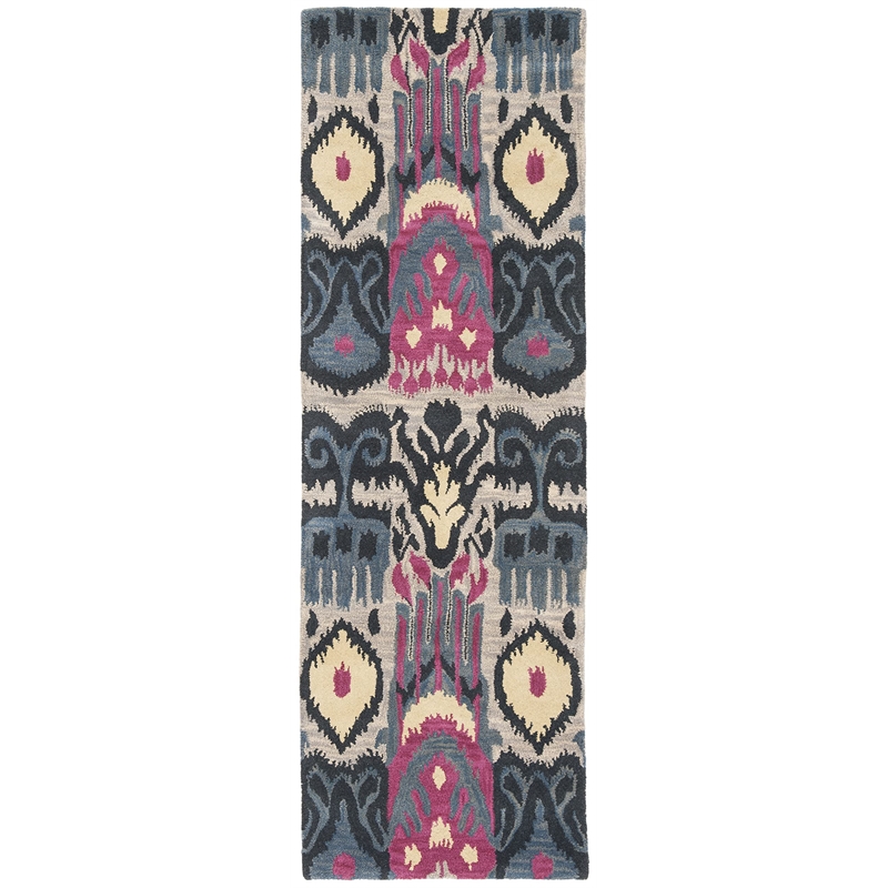 Safavieh Ikat Beige Contemporary Rug - Runner 2'3