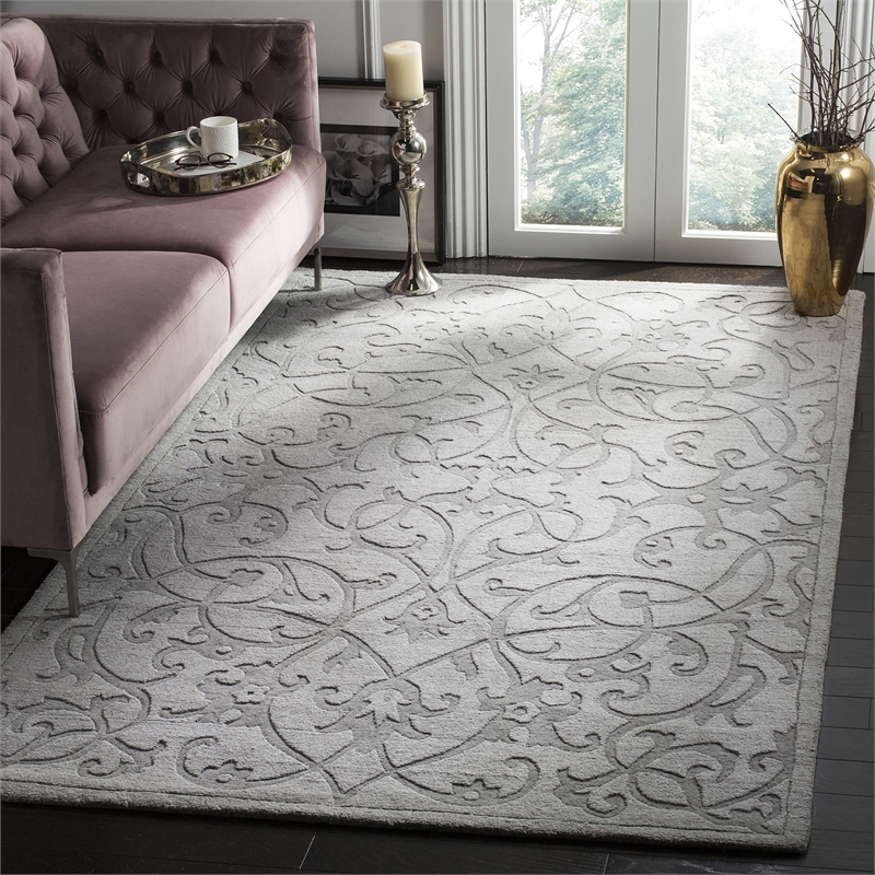 Safavieh Impressions Grey Contemporary Rug - 7'6