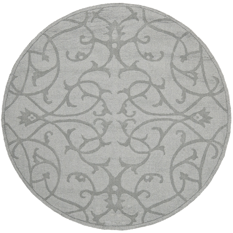 Safavieh Impressions Grey Contemporary Rug - Round 5'