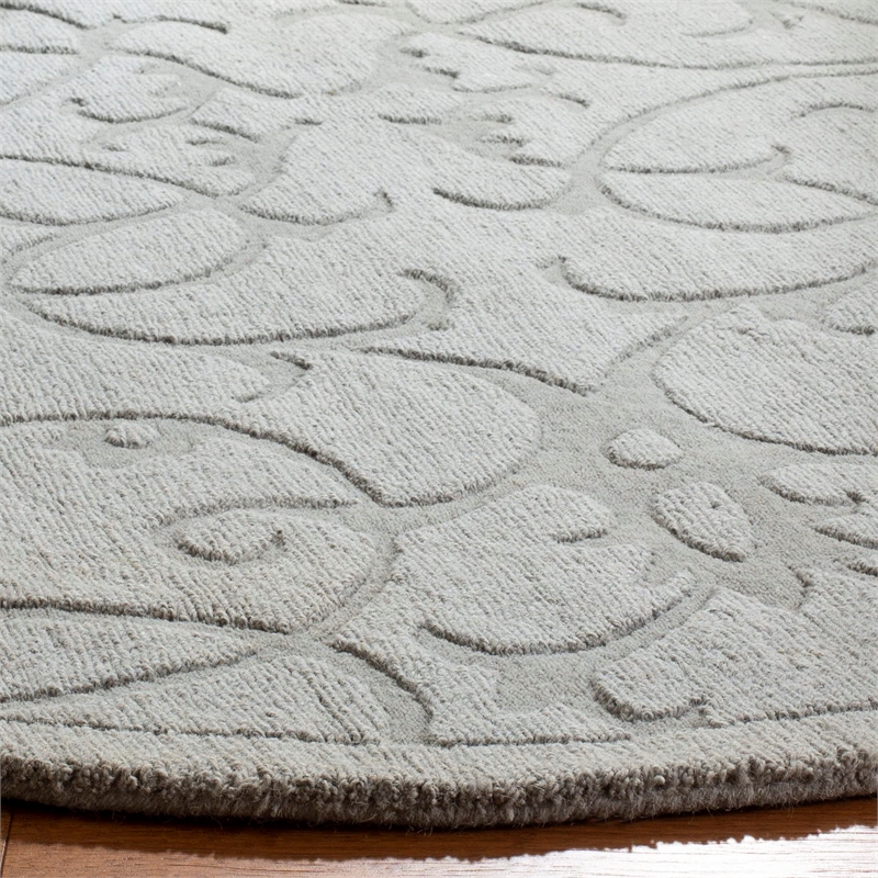 Safavieh Impressions Grey Contemporary Rug - Round 5'