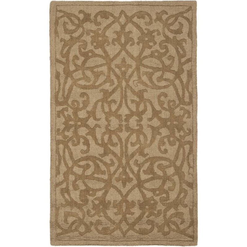 Safavieh Impressions Light Brown Contemporary Rug - 3' x 5'