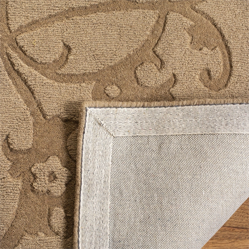 Safavieh Impressions Light Brown Contemporary Rug - 4' x 6'