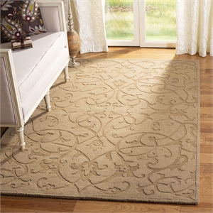 Safavieh Impressions Light Brown Contemporary Rug - 6' x 9'