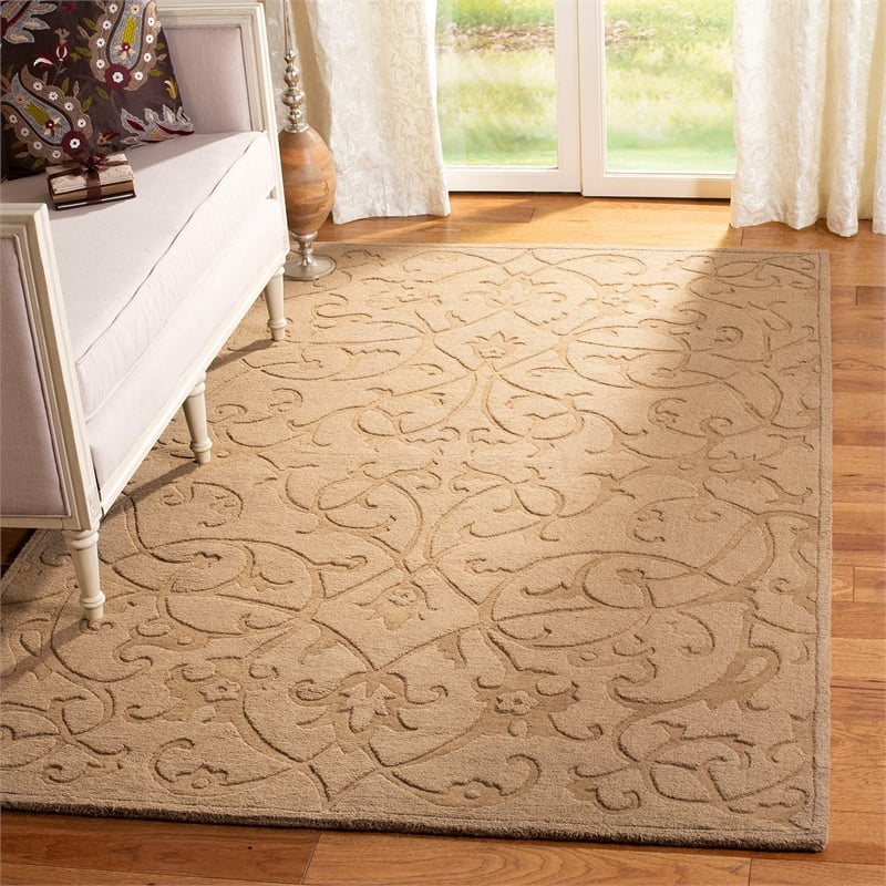 Safavieh Impressions Light Brown Contemporary Rug - 8'3