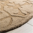 Safavieh Impressions Light Brown Contemporary Rug - Round 5'