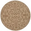 Safavieh Impressions Light Brown Contemporary Rug - Round 5'