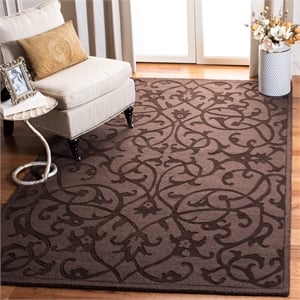 Safavieh Impressions Light Brown Contemporary Rug - Square 6'