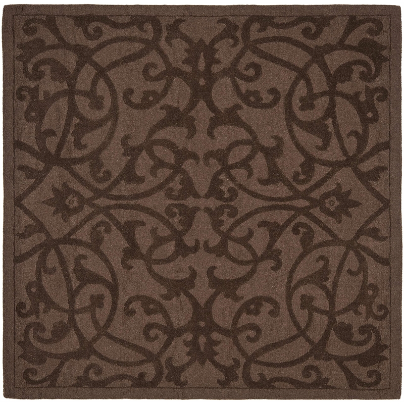 Safavieh Impressions Light Brown Contemporary Rug - Square 6'