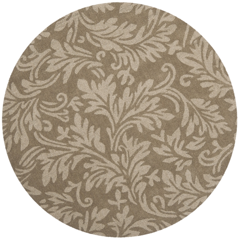 Safavieh Impressions Brown Contemporary Rug - Round 5'