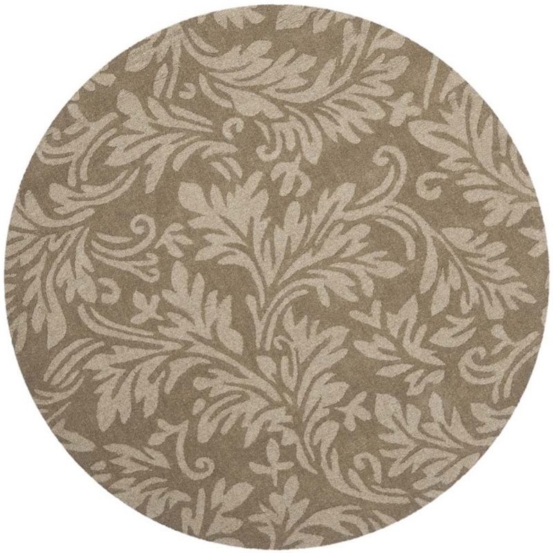 Safavieh Impressions Brown Contemporary Rug - Round 5'