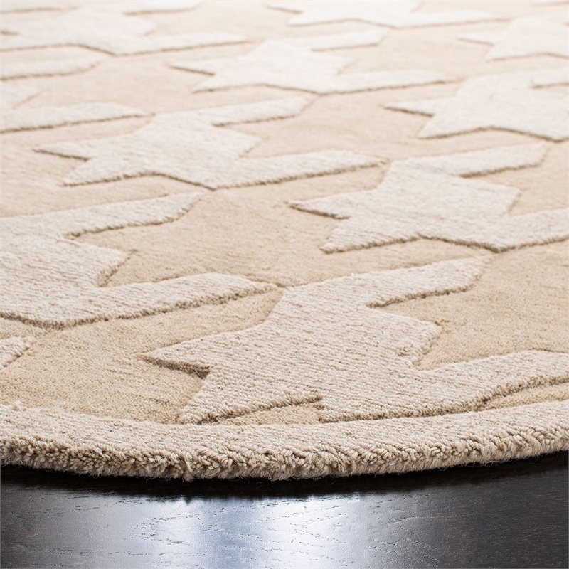 Safavieh Impressions Begonia Contemporary Rug - Round 5'