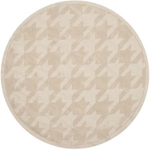 safavieh impressions begonia contemporary rug - round 5'