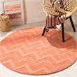 Safavieh Impressions Peach Contemporary Rug - Round 5'