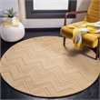 Safavieh Impressions Dark Gold Contemporary Rug - Round 5'