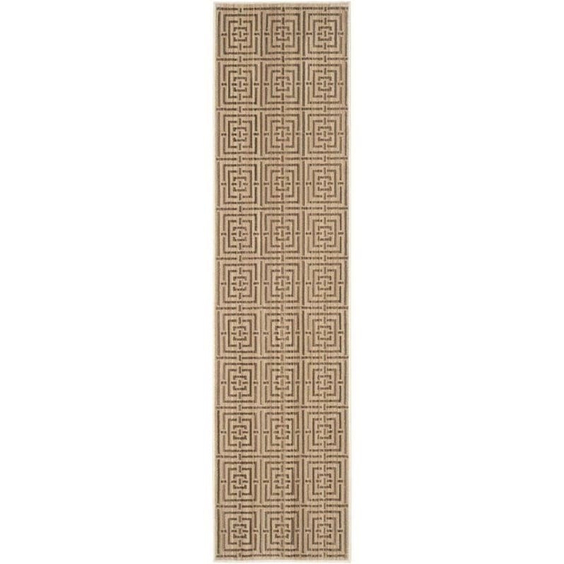 Safavieh Infinity Yellow Contemporary Rug Runner 2' x 8' INF586M28