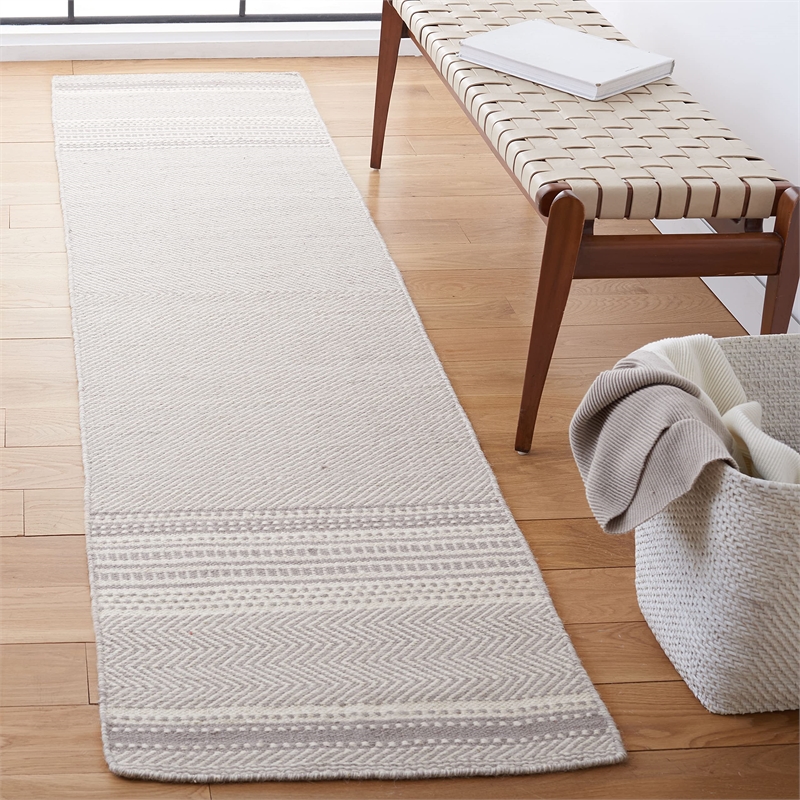 Safavieh Kilim Grey Contemporary Rug - Runner 2'3