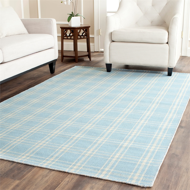 Safavieh Kilim Light Blue Contemporary Rug - 8' x 10'