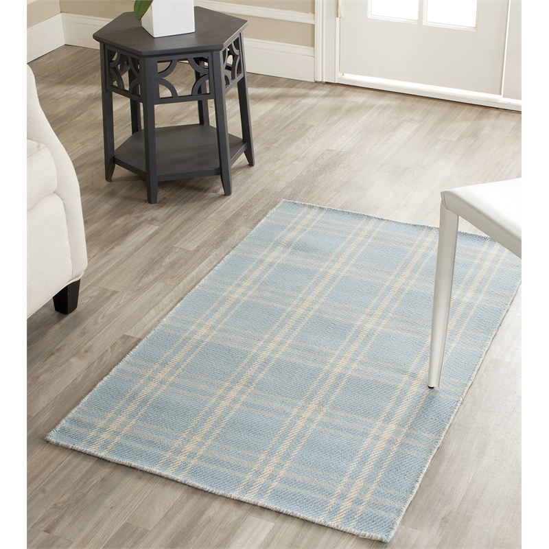 Safavieh Kilim Light Blue Contemporary Rug - Runner 2'6