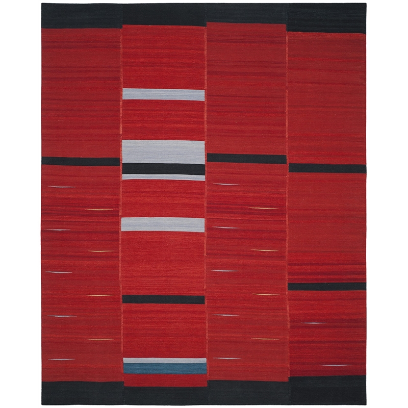 Safavieh Kilim Red Contemporary Rug - 8' x 10'