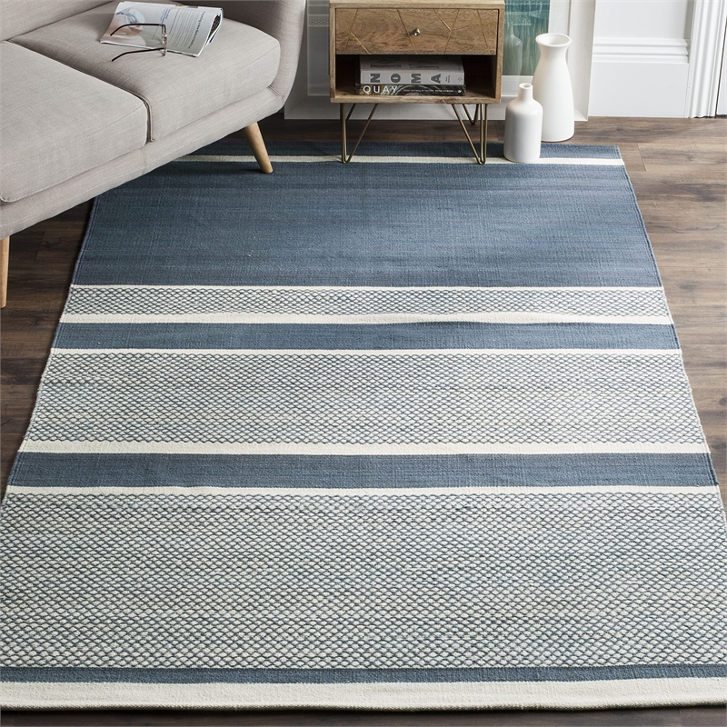 Safavieh Kilim Blue Contemporary Rug - 9' x 12'