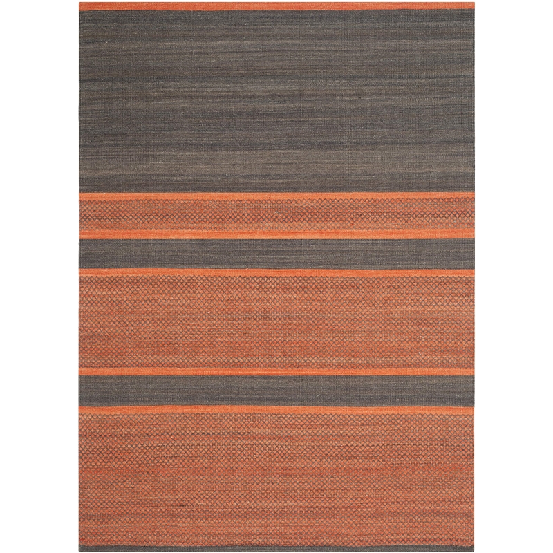 Safavieh Kilim Dark Grey Contemporary Rug - 5' x 8'
