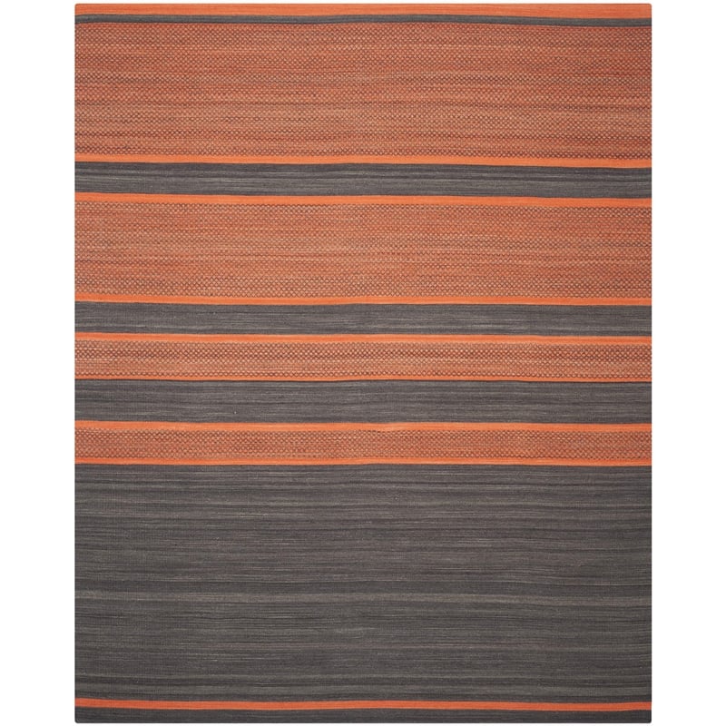 Safavieh Kilim Dark Grey Contemporary Rug - 9' x 12'