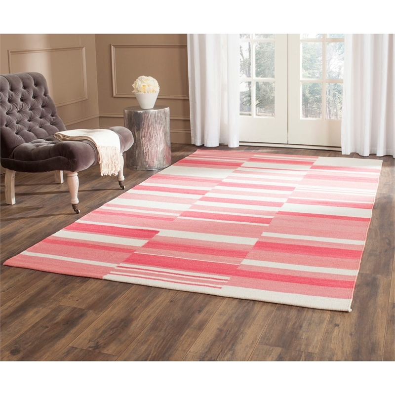 Safavieh Kilim Pink Contemporary Rug - 8' x 10'