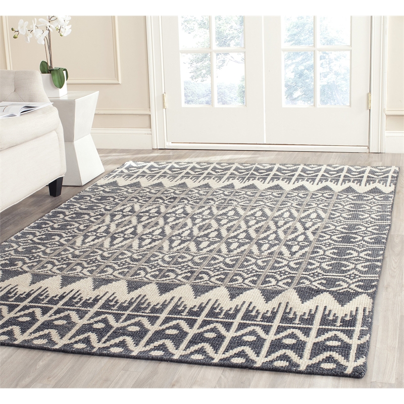 Safavieh Kenya Charcoal Transitional Rug - 6' x 9'