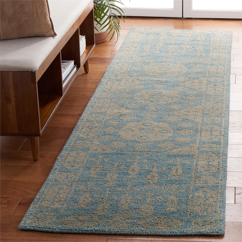 Safavieh Kenya Blue Transitional Rug - Runner 2'3