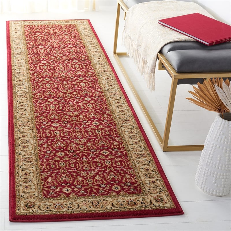 Safavieh Lyndhurst Red Traditional Rug - Runner 2'3