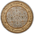 Safavieh Lyndhurst Light Blue Traditional Rug - Round 9'