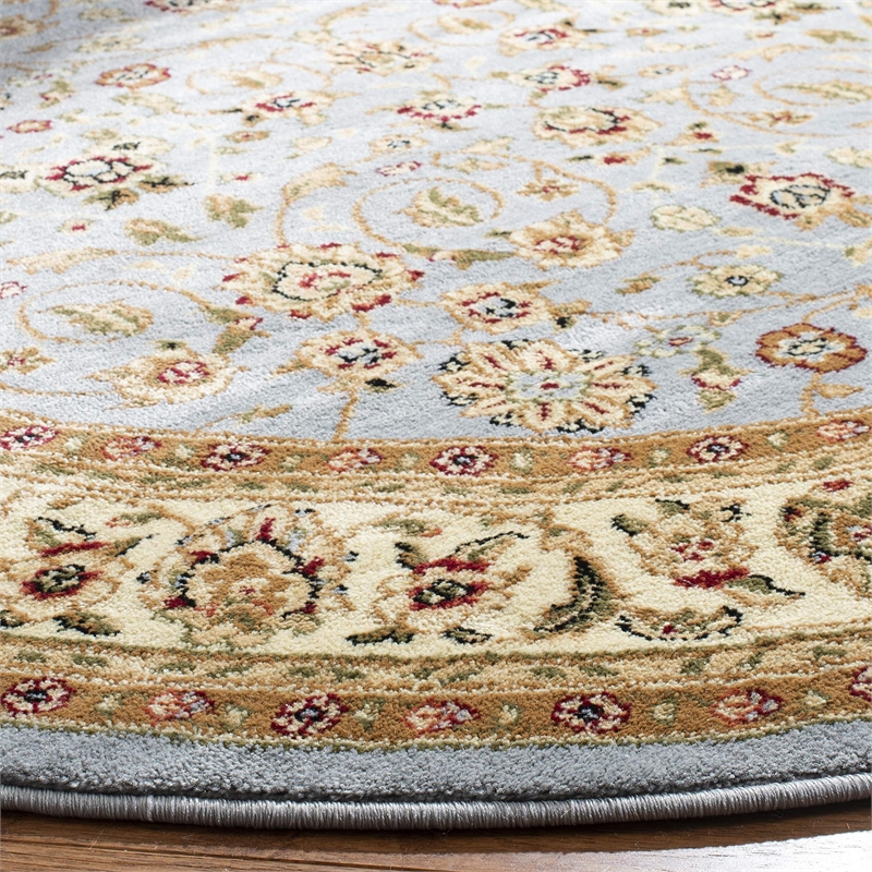 Safavieh Lyndhurst Light Blue Traditional Rug - Round 9'