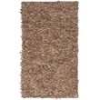 Safavieh Leather Shag Grey Shag Rug - 8' x 10'