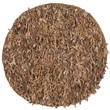 Safavieh Leather Shag Grey Shag Rug - Round 4'