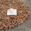 Safavieh Leather Shag Grey Shag Rug - Round 6'
