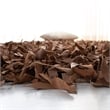 Safavieh Leather Shag Grey Shag Rug - Square 8'